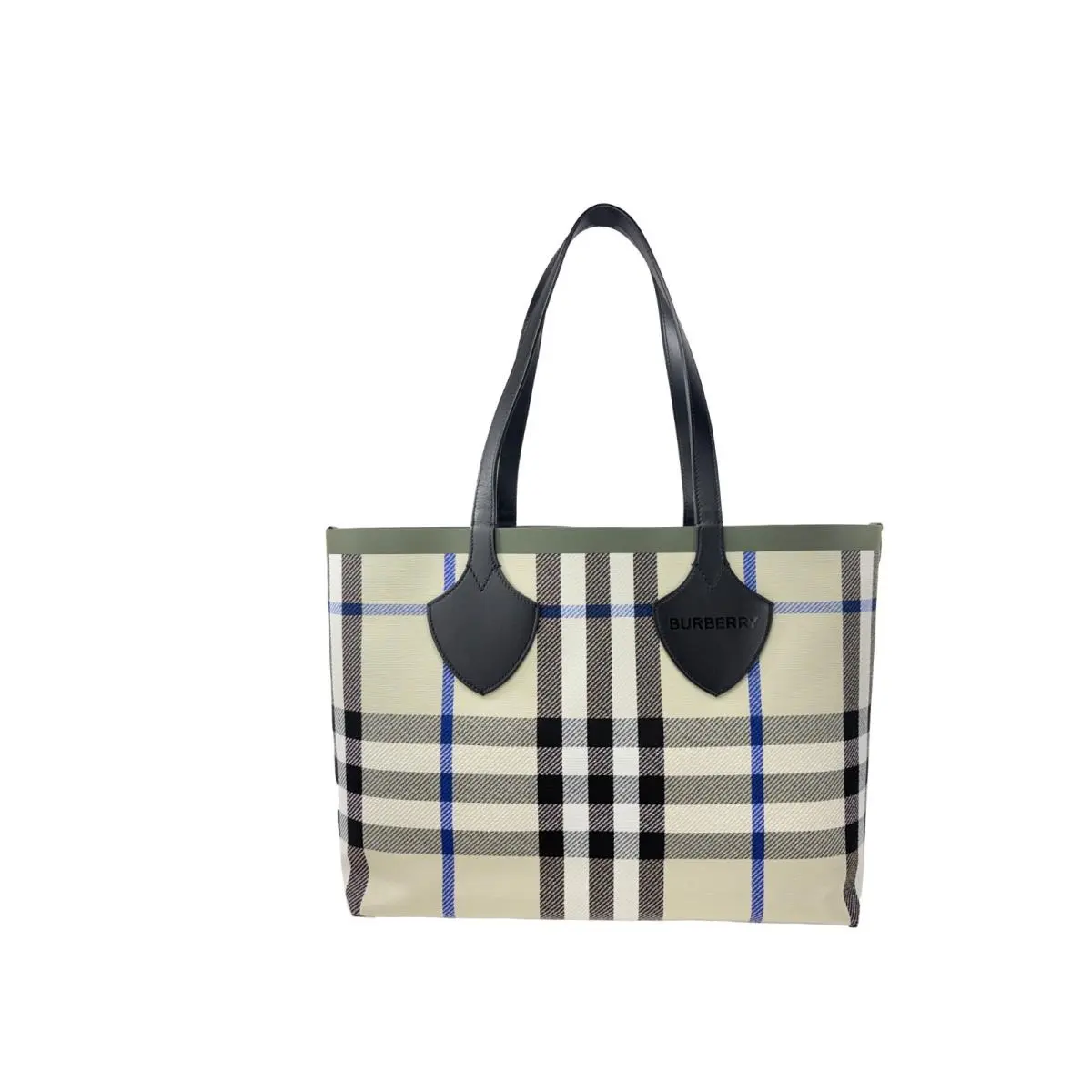 Medium Giant Check Tote Bag by Burberry
