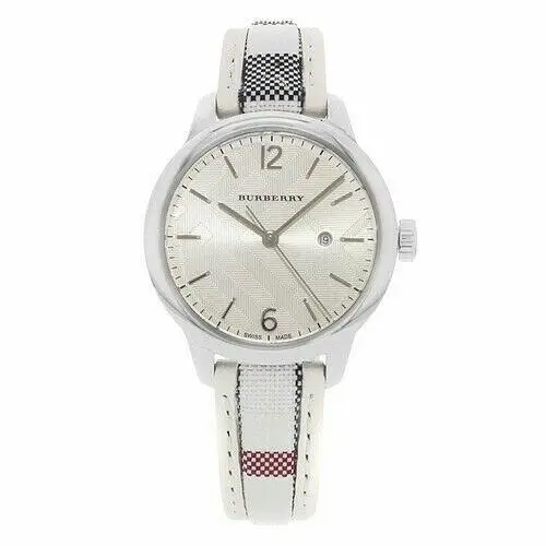 BU10113 The Classic Sunray Dial Stainless Steel Women`s Watch by Burberry