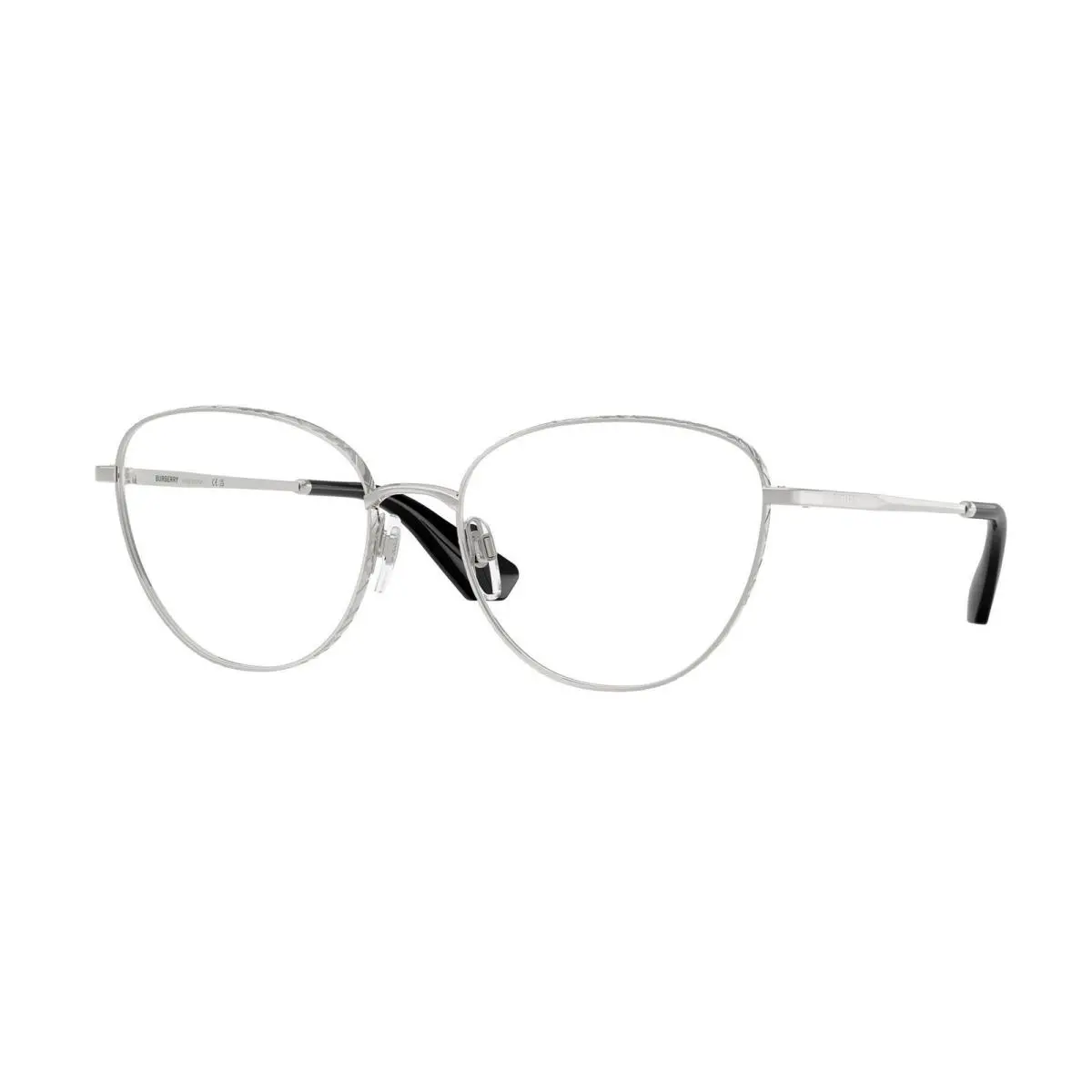 BE 1398 Silver Demo Lens 1005 Size 54 Eyeglasses by Burberry