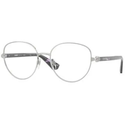 BE 1394 Silver Demo Lens 1005 Size 53 Eyeglasses by Burberry