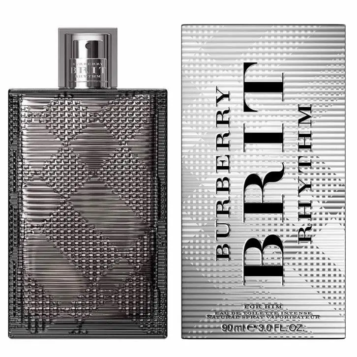 Brit Rhythm Intense For Him 3 / 3.0 oz / 90 ml Edt Spray Men by Burberry