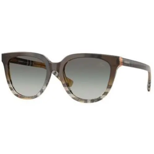 BE 4469 F Check Gradient Sand / Grey 420211 Size 53 Sunglasses by Burberry