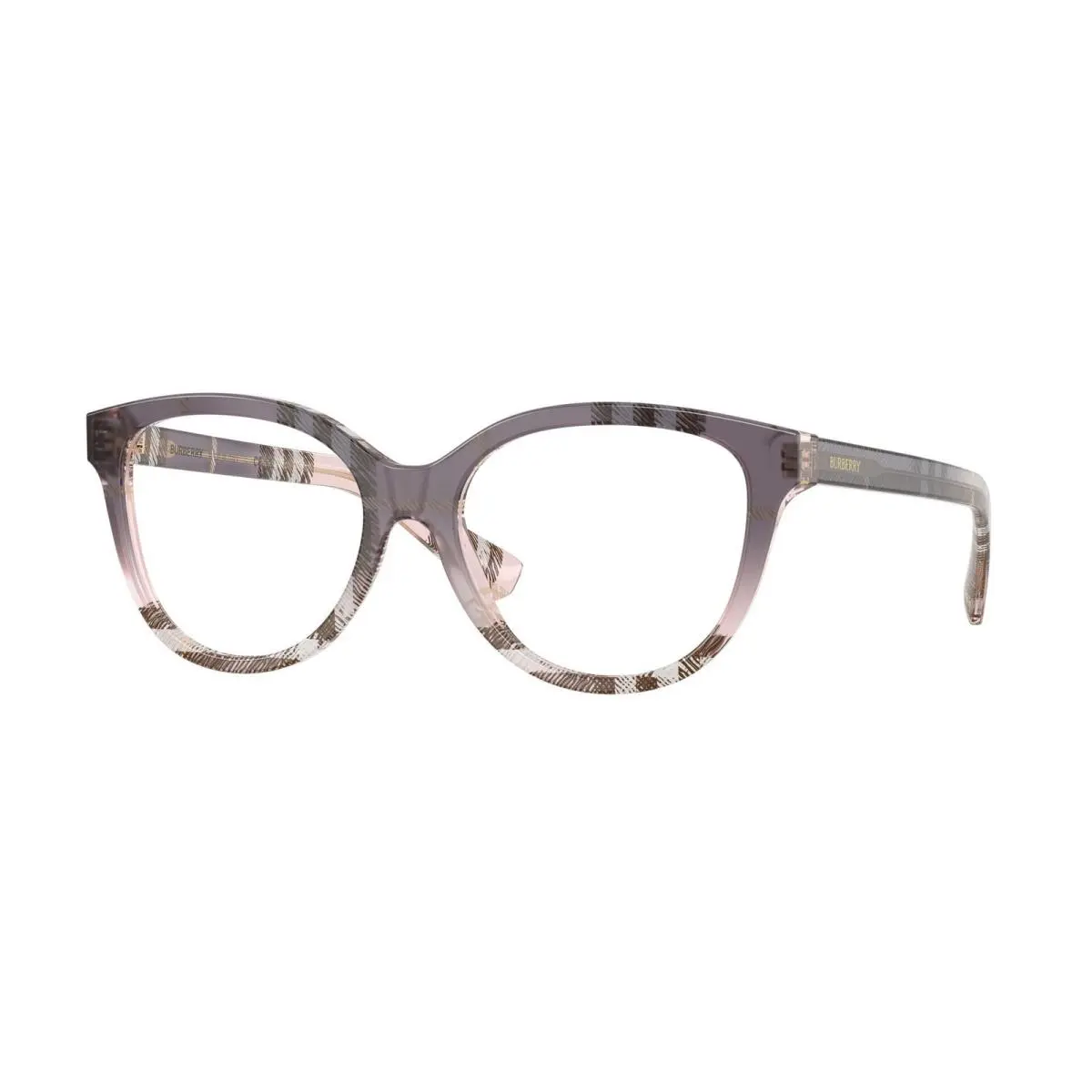 BE 2456 Check Gradient Bow / Demo Lens 4220 Size 52 Eyeglasses by Burberry