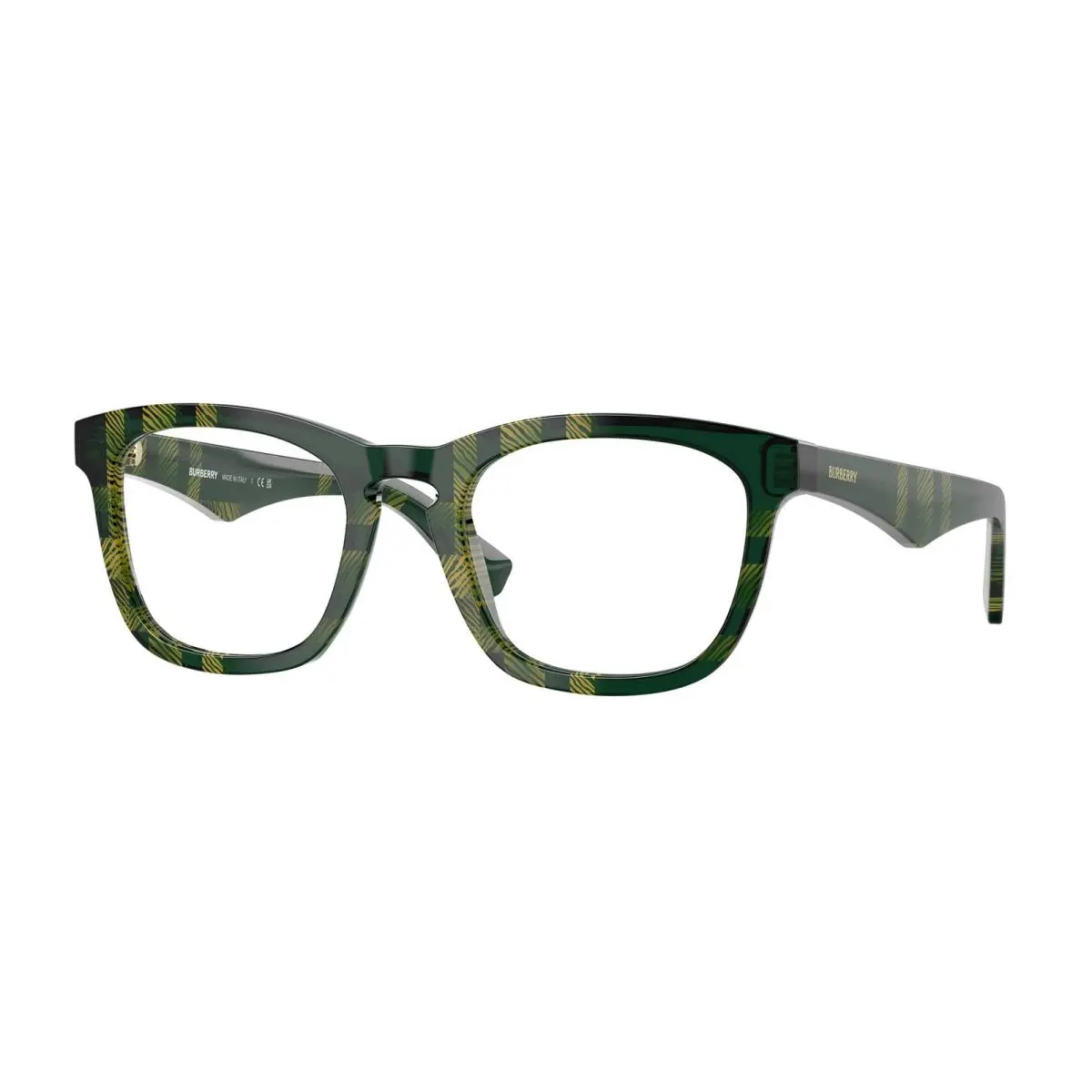 BE 2417 Check Green / Demo Lens 4125 Size 53 Eyeglasses by Burberry