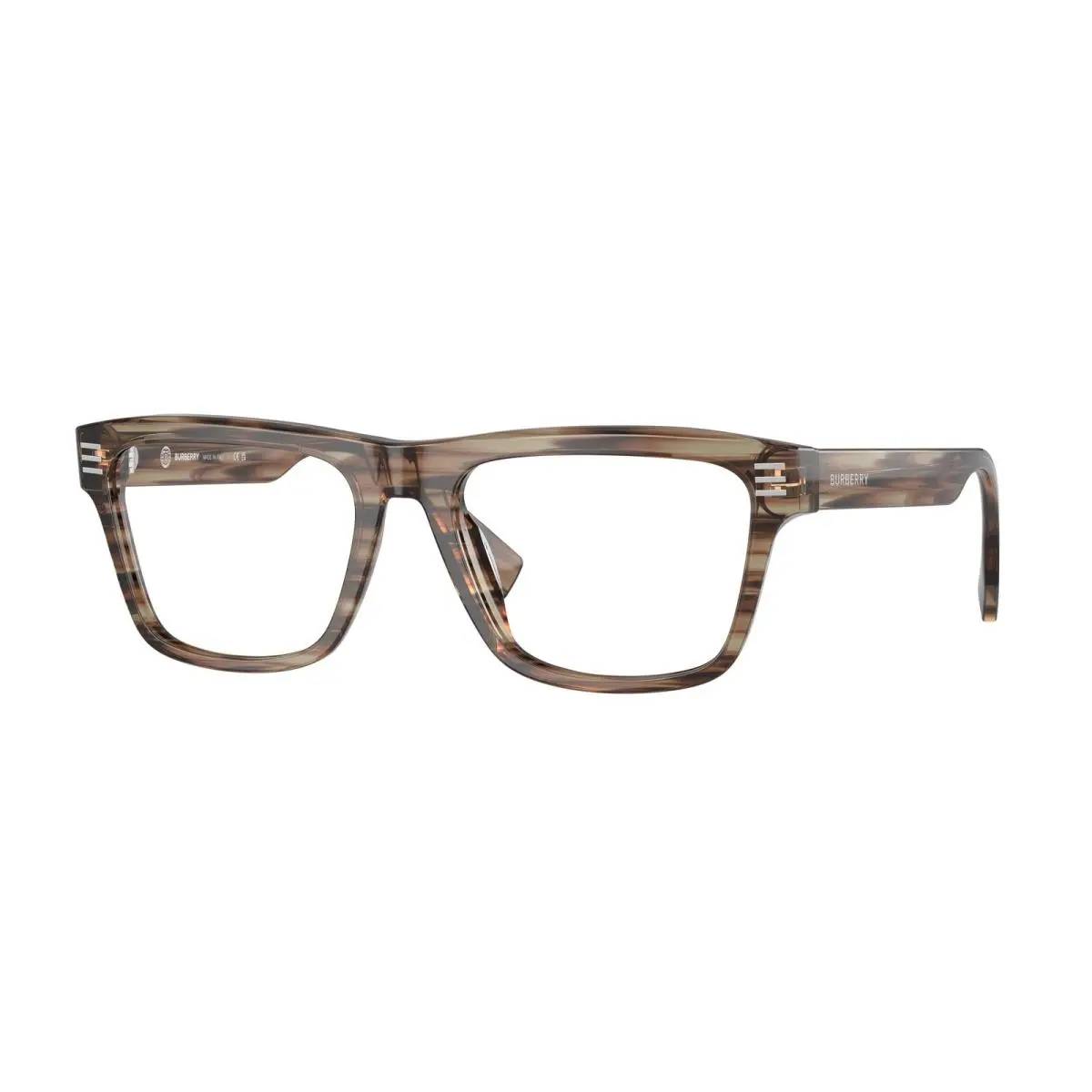 BE 2387 Striped Green 4098 Size 55 Eyeglasses by Burberry