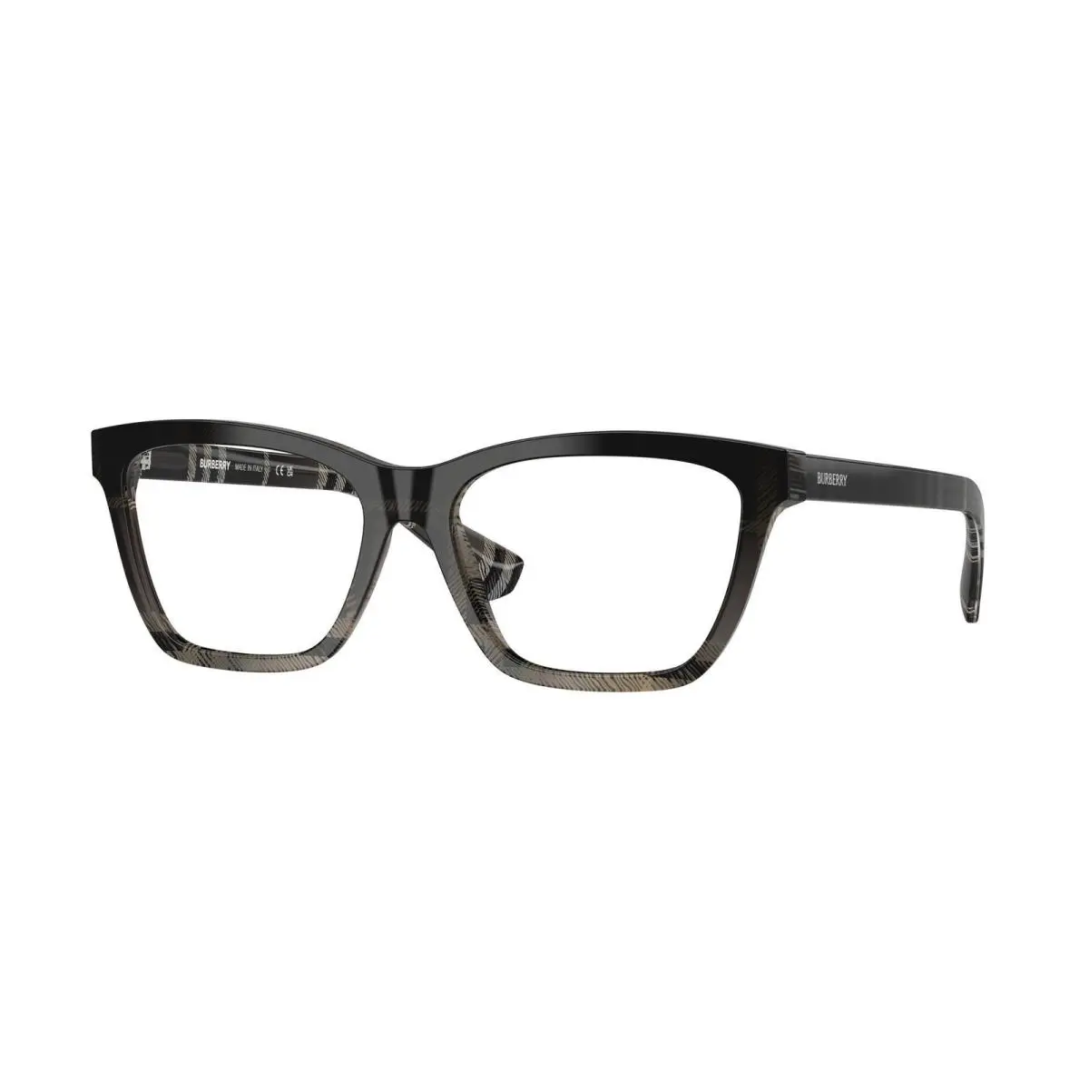 BE 2440 Check Gradient Grey / Demo Lens 4200 Size 54 Eyeglasses by Burberry