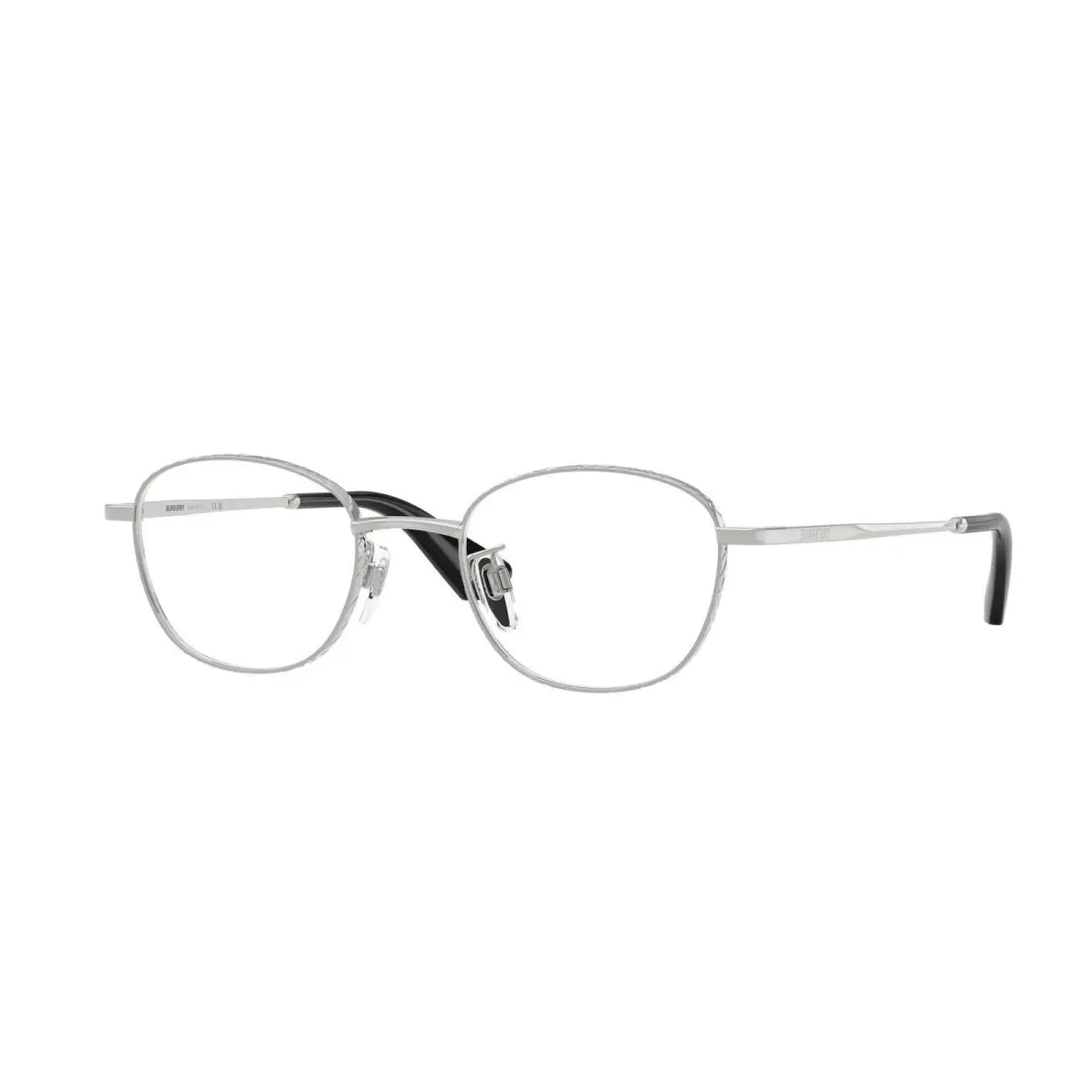 BE 1403 D Silver Demo Lens 1005 Size 48 Eyeglasses by Burberry