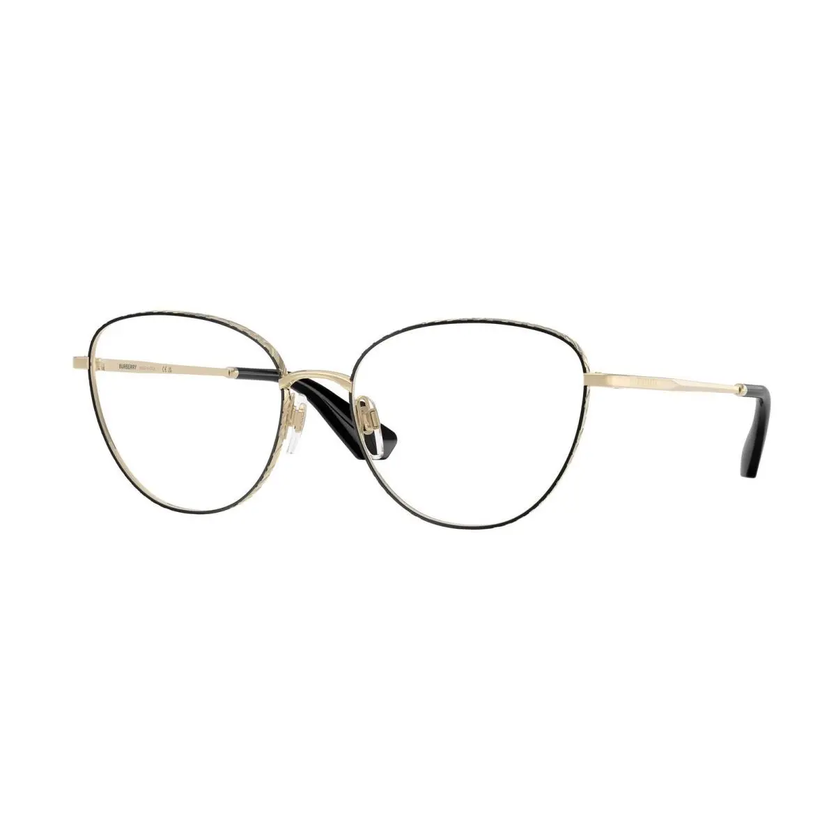 BE 1398 Black Demo Lens 1326 Size 54 Eyeglasses by Burberry