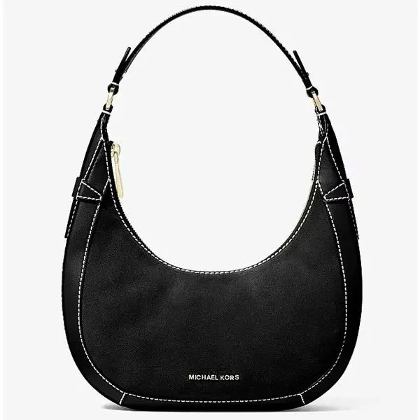 Preston Small Crescent Top Zip Shoulder Bag by Michael Kors