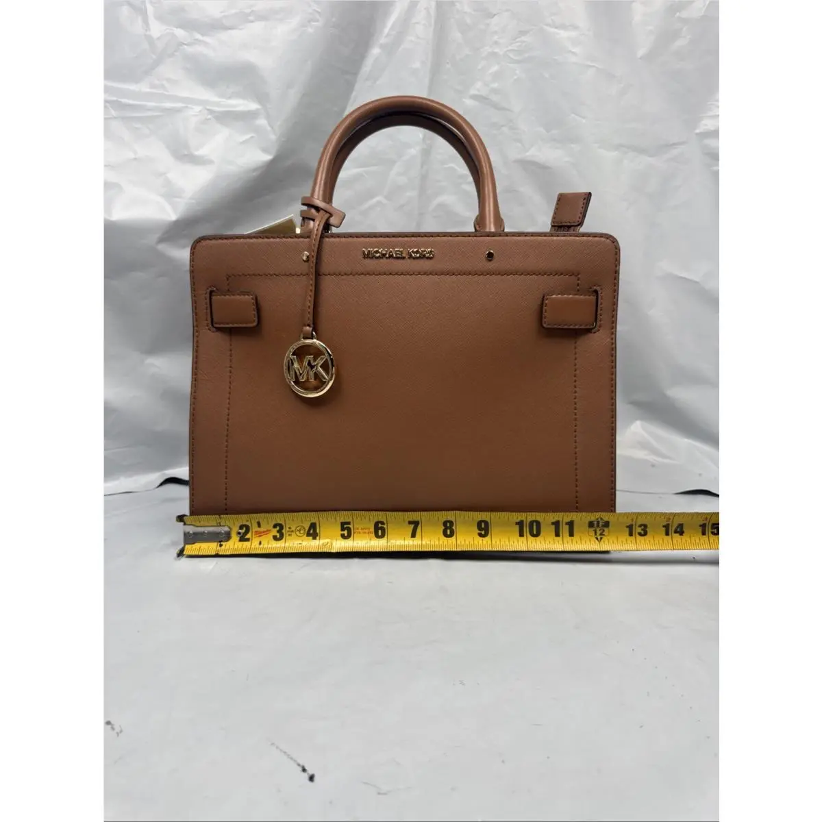 Brown Leather Satchel A1 by Michael Kors