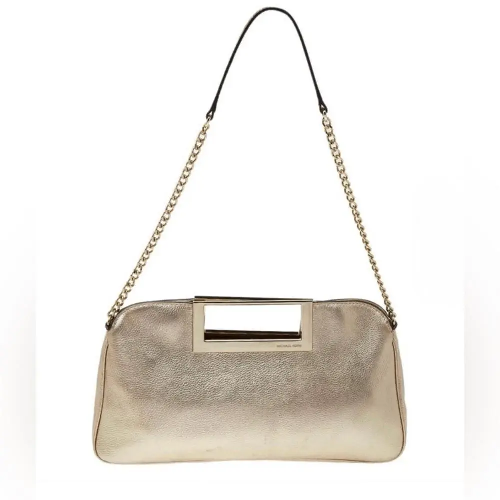 Glamorous Gold Berkley Clutch – Nwt+ Dust Bag by Michael Kors