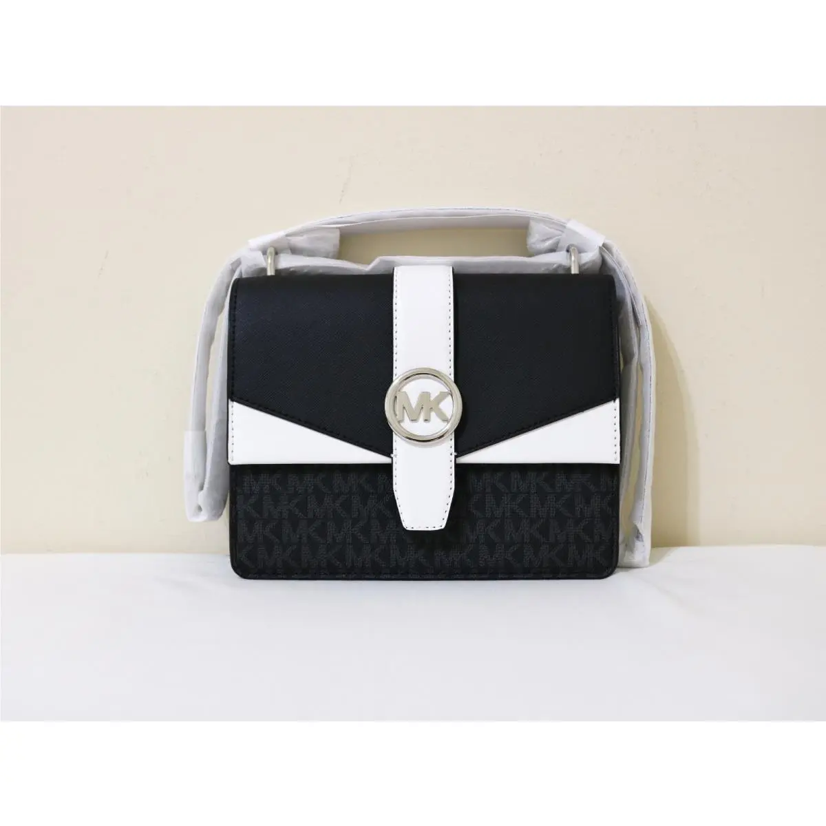 Women Greenwich Small Signature Logo Crossbody Bag by Michael Kors