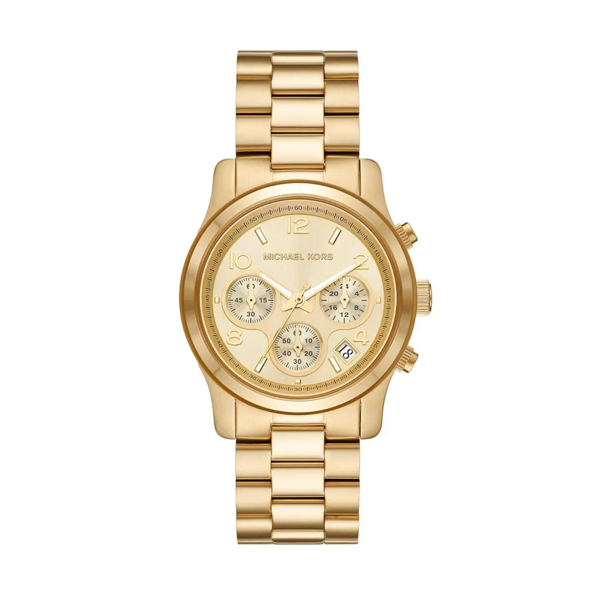MK7323 - Runway Chronograph Watch Gold-tone One Size Gold by Michael Kors