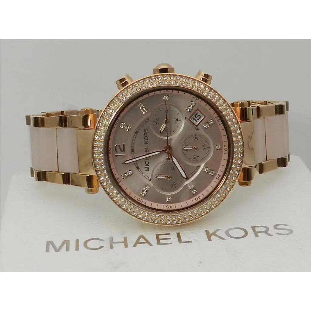 Parker Blush Dial Ladies Watch MK5896 by Michael Kors