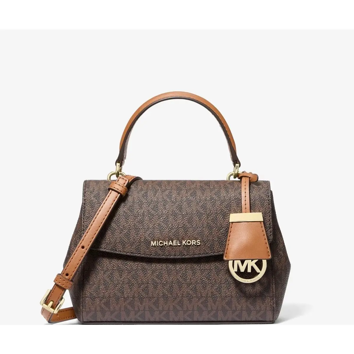 Michaell Kors Women`s Ava Cross Body Bag Brown Extra-small by Michael Kors
