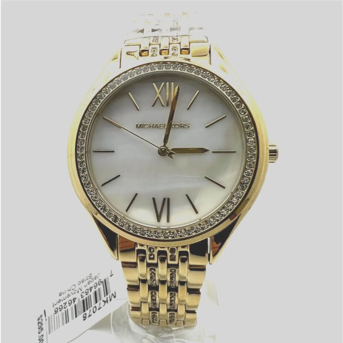 Mindy Ladies Gold-tone Stainless Crystal Accents 36mm Watch MK7078 by Michael Kors