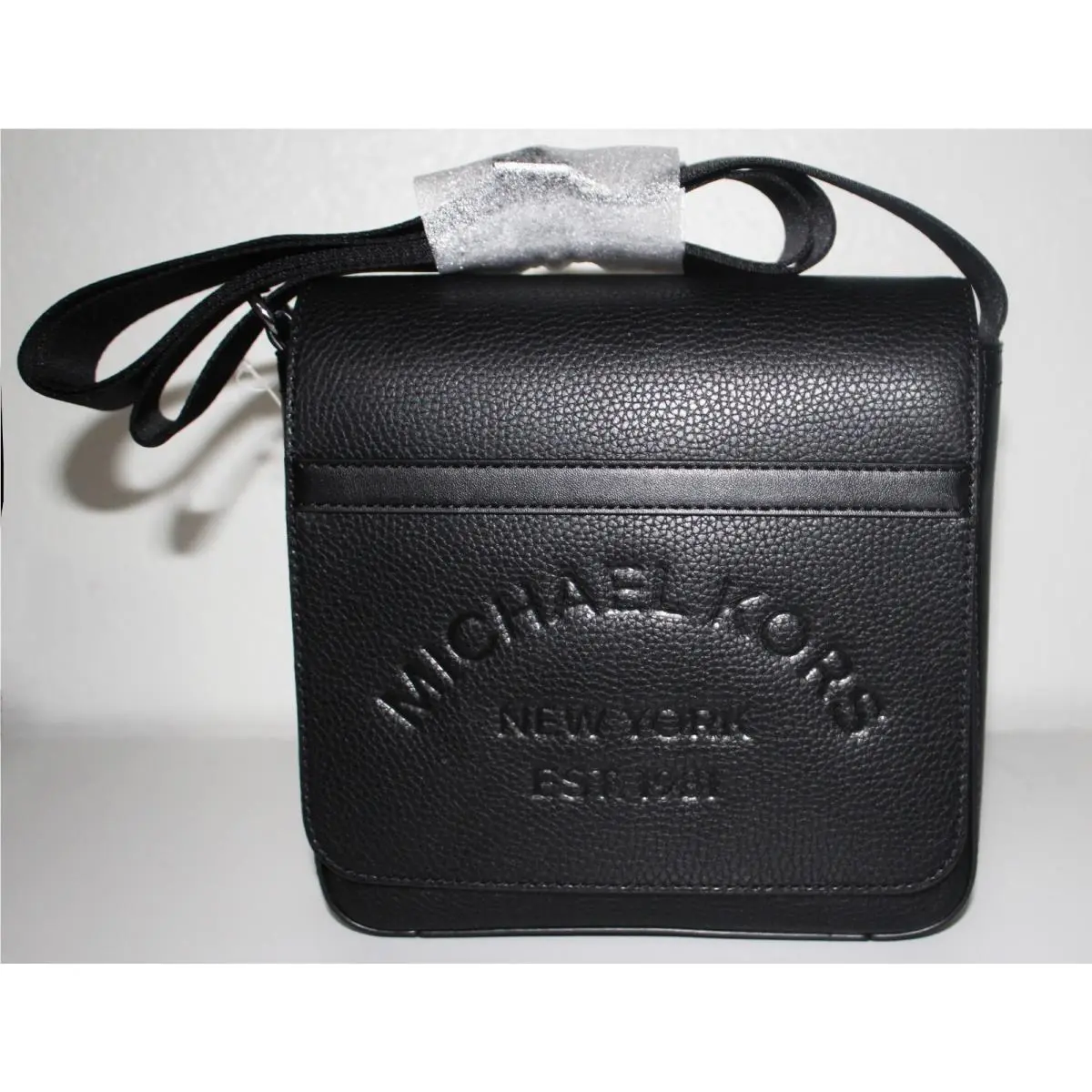 Cooper Pebbled Lightly Pebbled Square Flap Xbody - Unisex by Michael Kors