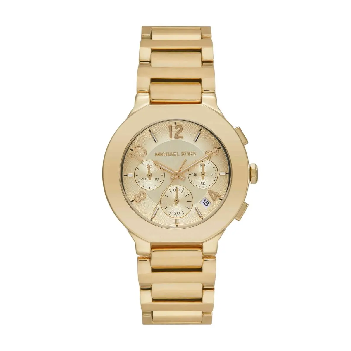 Gramercy Chronograph Gold-tone Stainless Steel Watch 40 mm Gold by Michael Kors