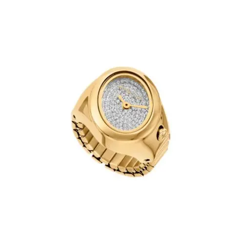 Maude Gold-tone Ring Watch 7mm Strap Women`s Watch MK7691 by Michael Kors