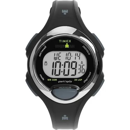 Ironman Essential 30 Luxe Black Digital Ladies Watch TW2W17300 by Timex