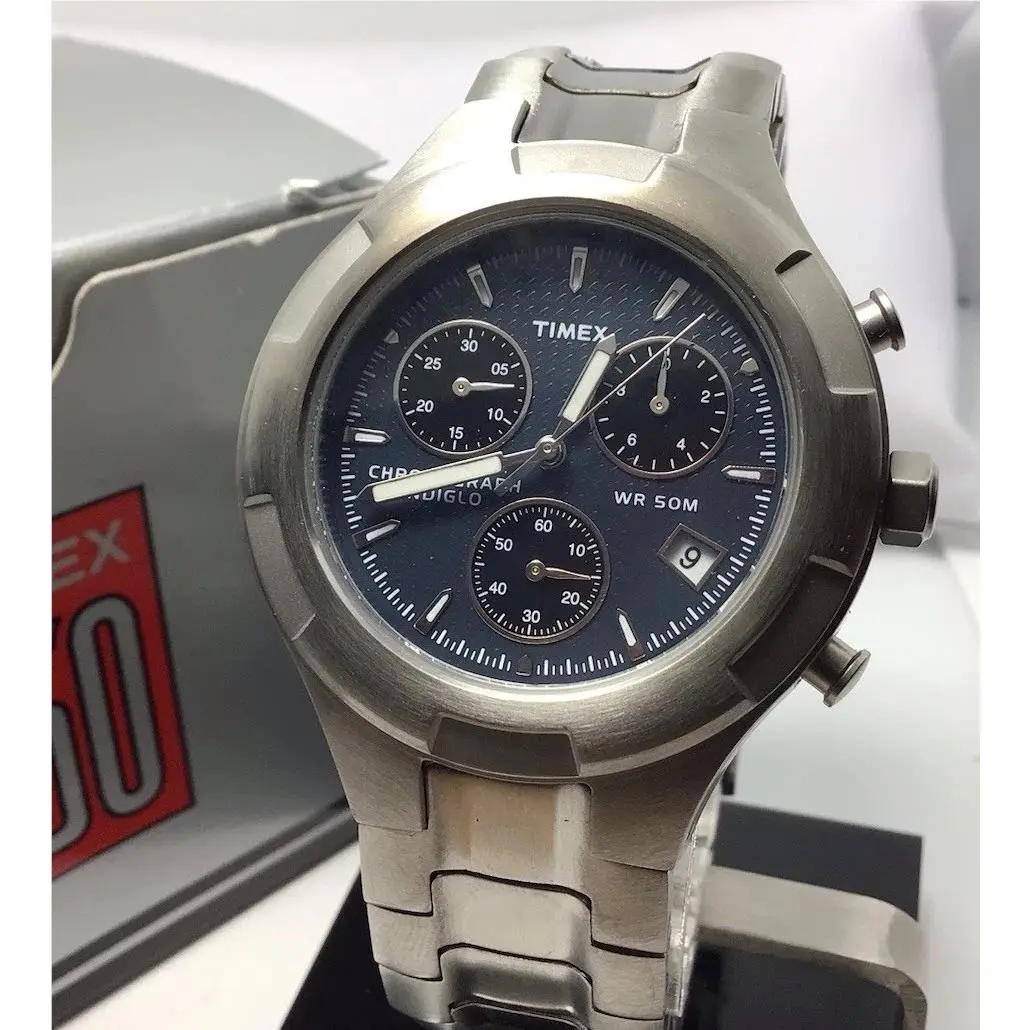 Timex Indiglo Men’s Watch - 5ATM Chronograph