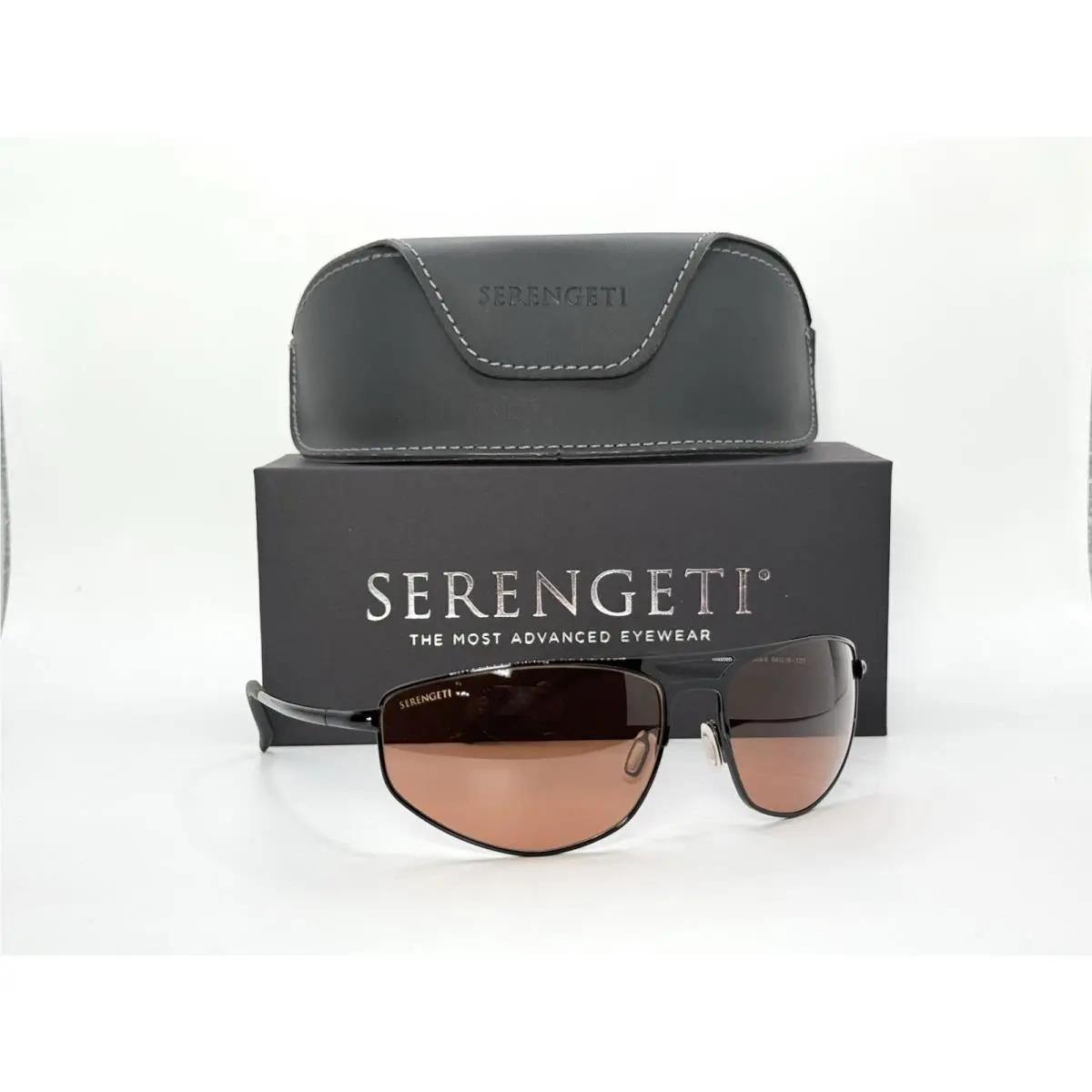 Masten SS579004-S Sunglasses Black with Amber Lens by Serengeti