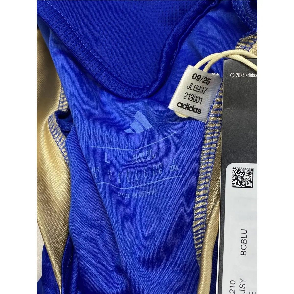 Adidas clothing - Blue/Gold (UPC: 198322428418) 4