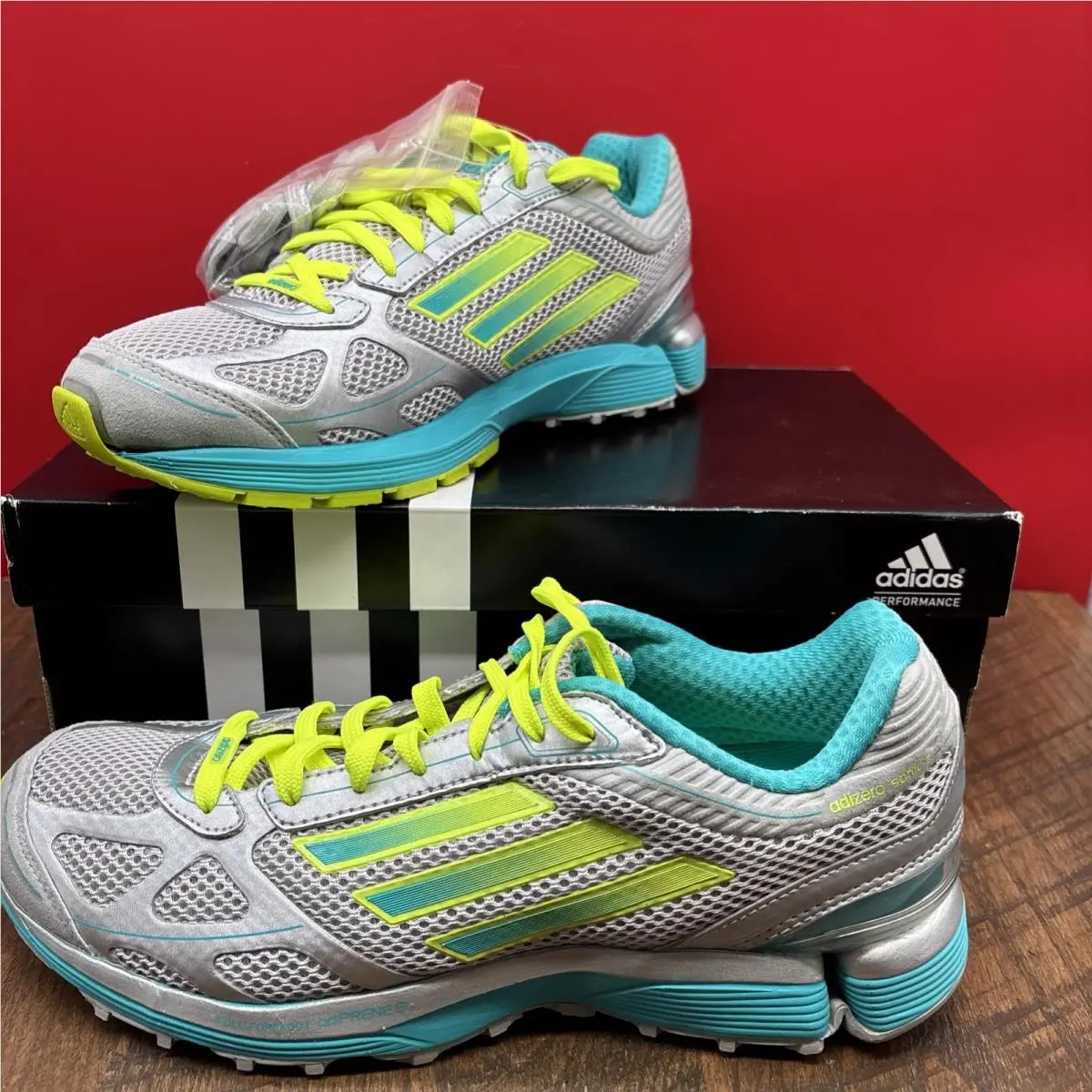 Adidas shoes - adidas Adizero - Adizero - G47184 - Teal/Gray 3