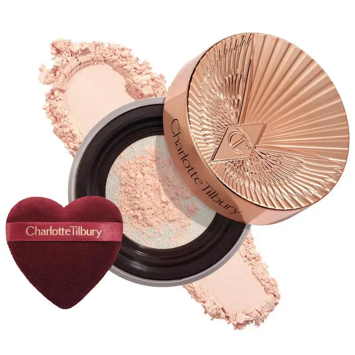 Airbrush Flawless Blur Loose Setting Powder 6 Shades Brightening Peach by Charlotte Tilbury