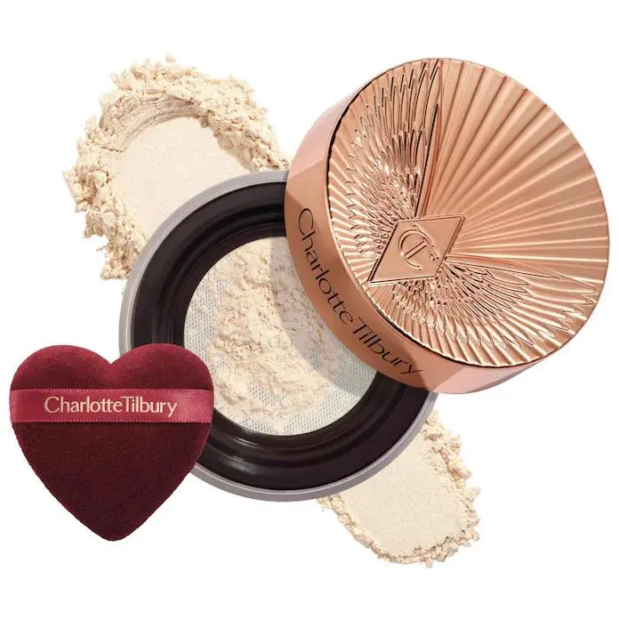Airbrush Flawless Blur Loose Setting Powder 6 Shades Translucent Fair/Medium - fair-medium skin tones by Charlotte Tilbury