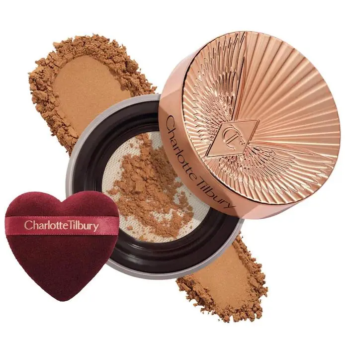 Airbrush Flawless Blur Loose Setting Powder 6 Shades Translucent Tan/Deep - tan-deep skin tones by Charlotte Tilbury