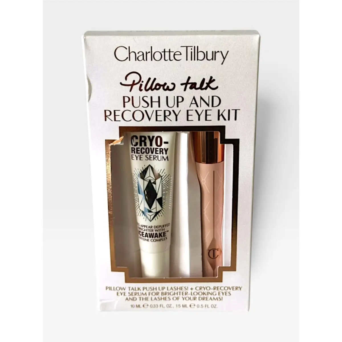 Pillow Talk Push Up and Recovery Eye Kit Eye Lashes Eye Serum by Charlotte Tilbury