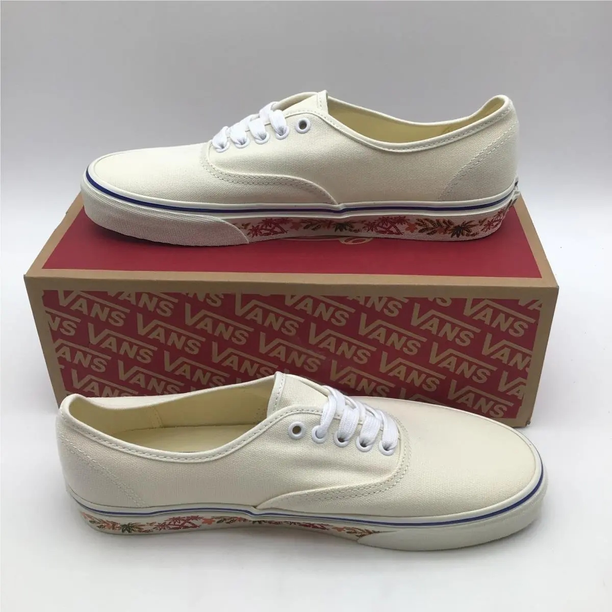 Vans shoes - Vans Authentic Sidewall Print - Authentic Sidewall Print - White 0