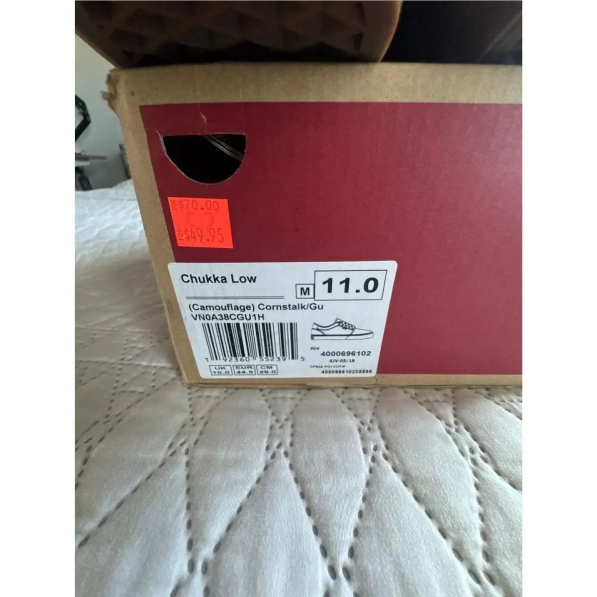 Vans shoes - Vans Chukka Low - Chukka Low - VN0A38CGU1H - Beige 1