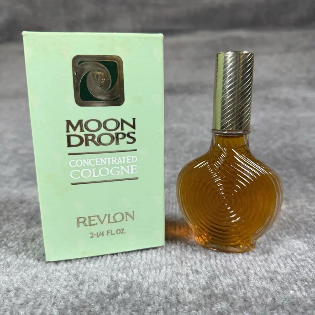 Vintage  Moon Drops 2-1/4 Fl Oz Concentrated Cologne Perfume Fragrance by Revlon