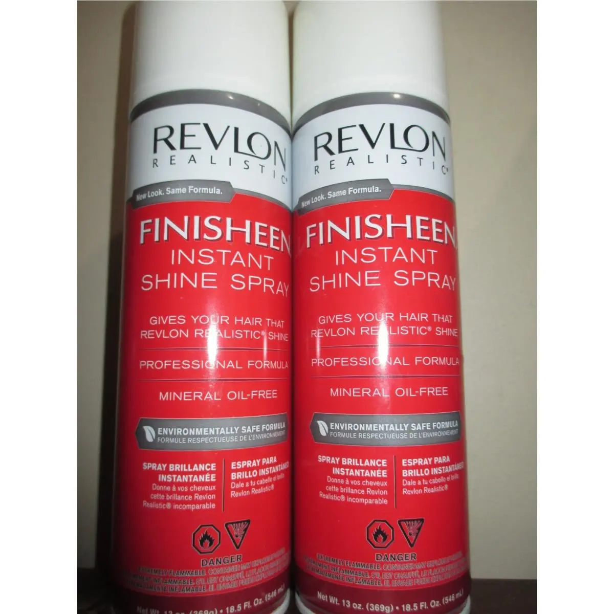 2x  Finisheen Instant Shine Oil Sheen Conditioning Spray 13 Oz by Revlon