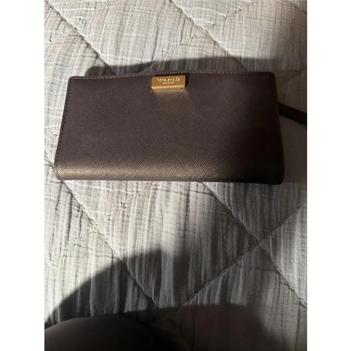 Kate Spade Laurel Way Navy Blue Offshore Leather Wallet