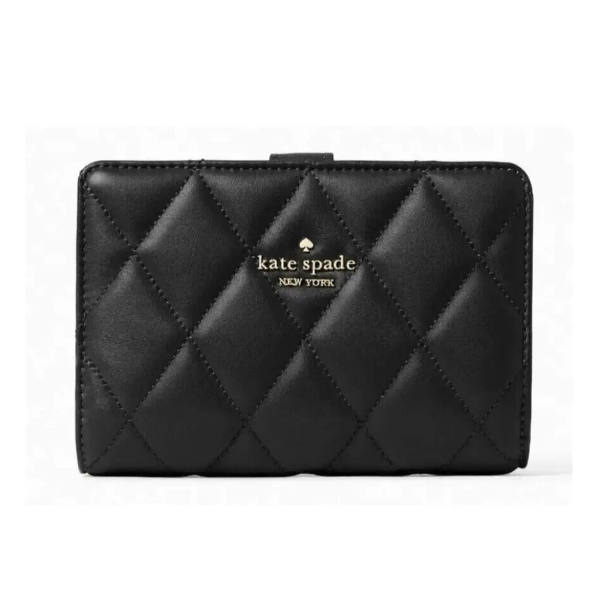 Carey Quilted Leather Bifold Wallet by Kate Spade