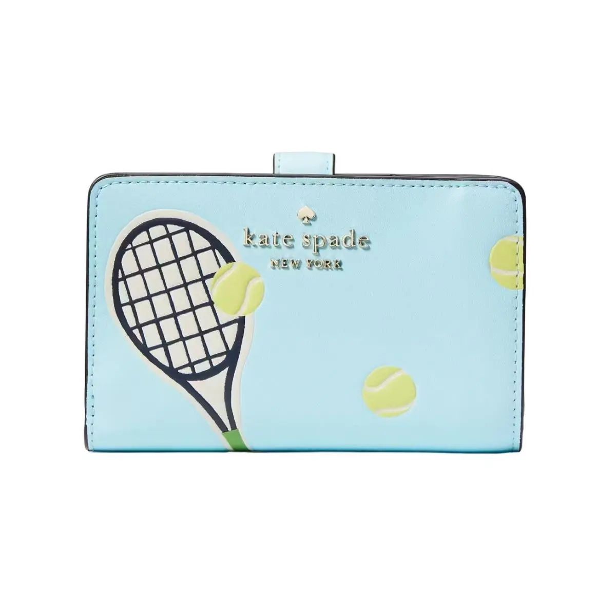 Grand Slam Tennis Medium Compact Bifold Wallet by Kate Spade