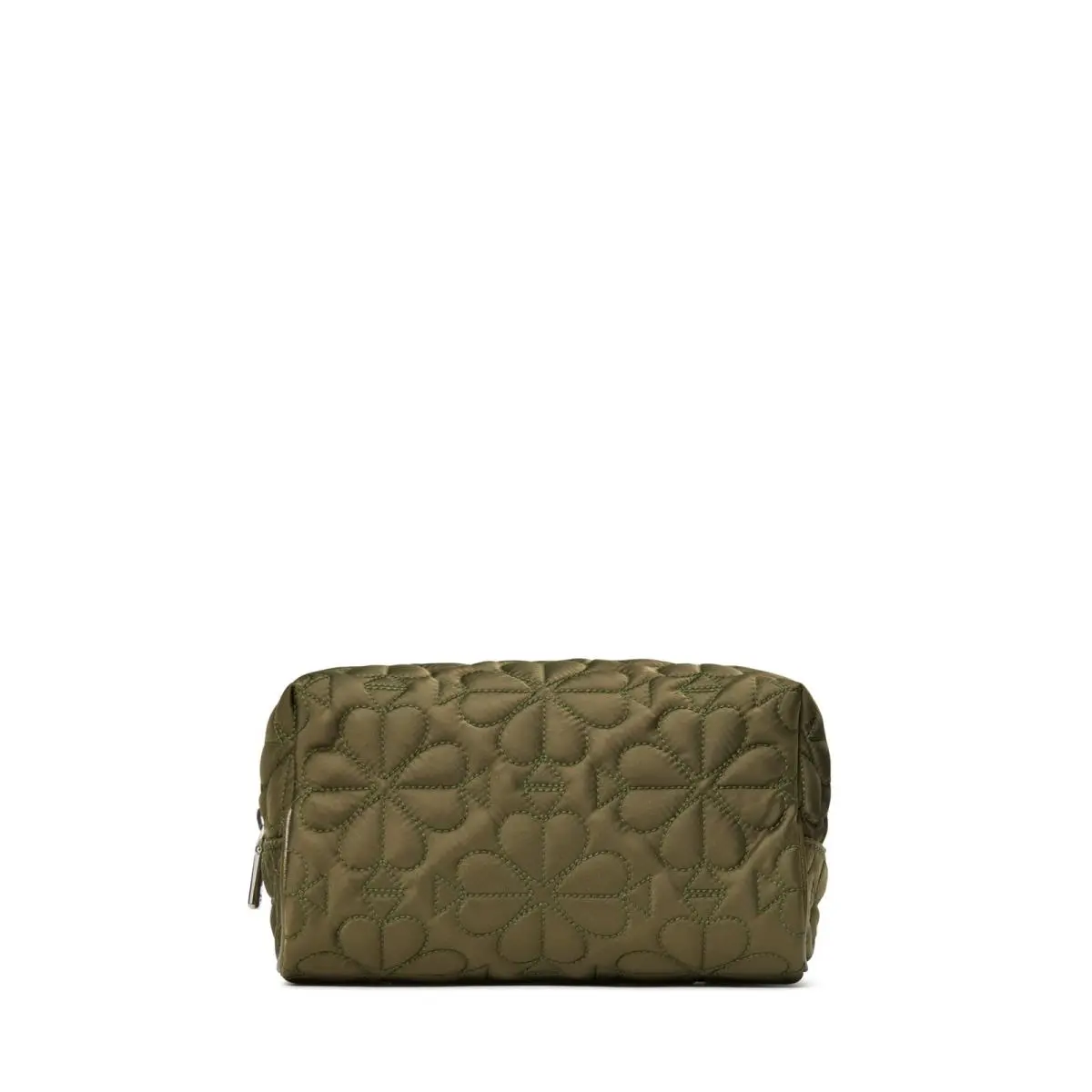 Kate Spade New York Tilly Quilted Fabric Small Cosmetic Bag Oolong Green