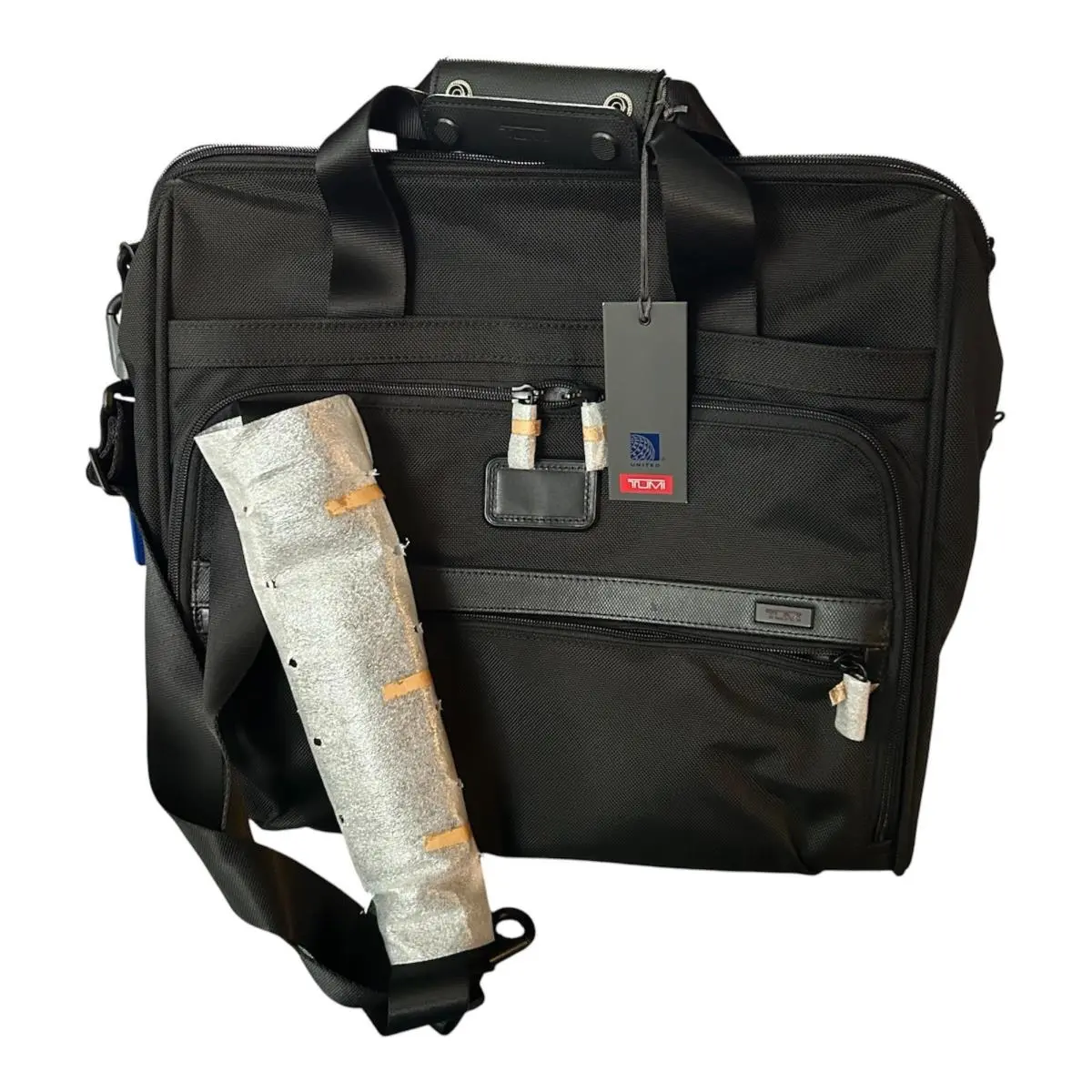 Framed Soft Duffle Bag Black 16 Ballistic Nylon Soft Case Mens Travel by Tumi