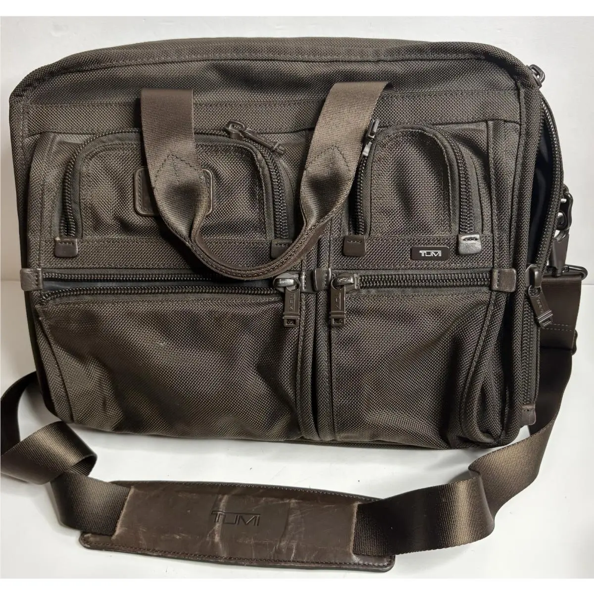 Tumi T-pass Expandable Laptop Brief Bag Espresso 26145BH