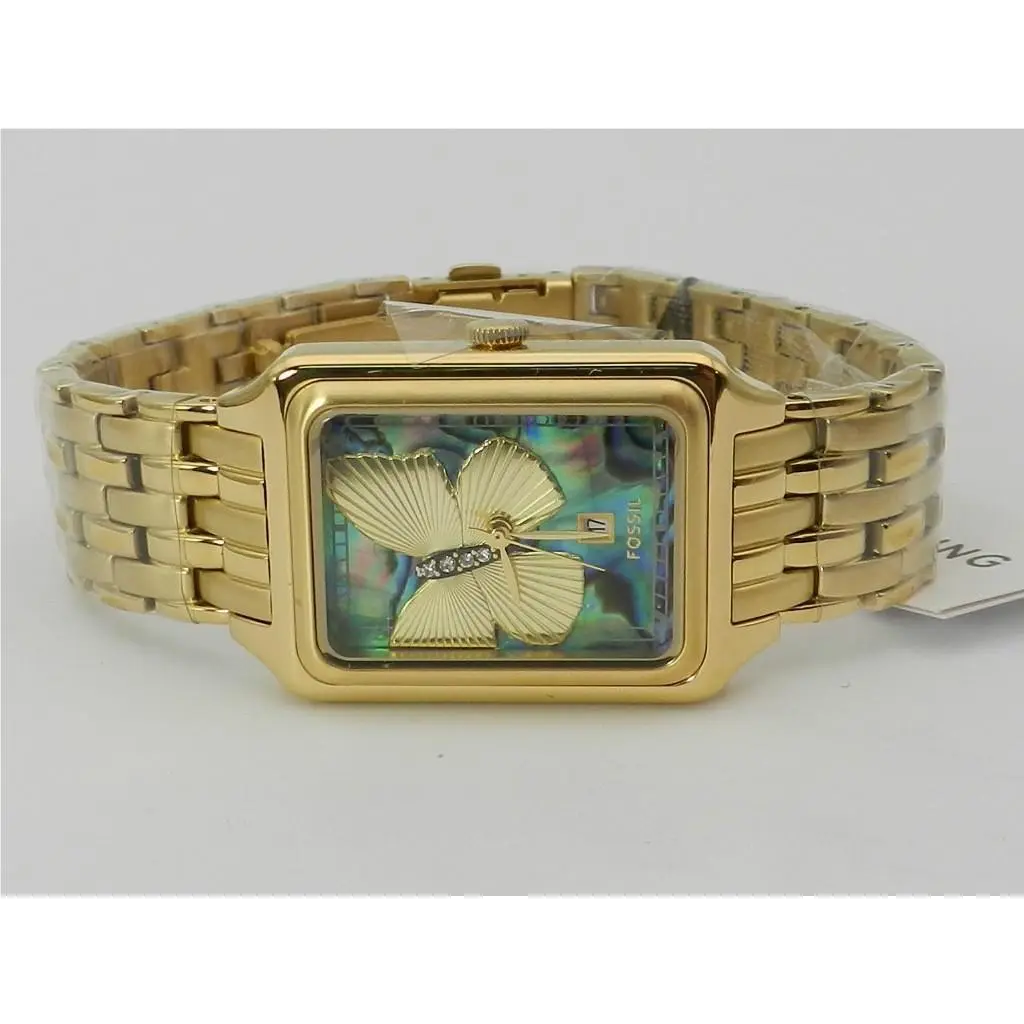 Women`s Raquel Three-hand Date Stainless Steel Watch 26mm by Fossil