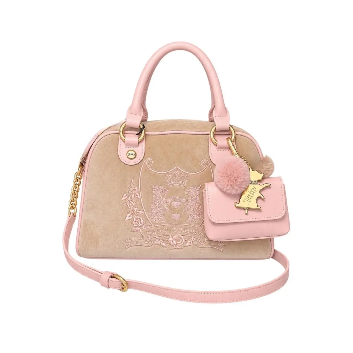 Juicy New Love Chapter Satchel Couture Love Chapter Satchel Handbag Buff Beige by Juicy Couture