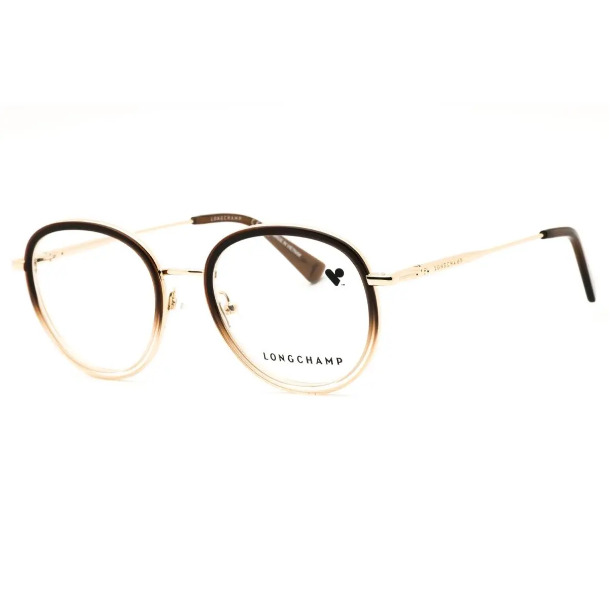 LO2168N 727 Gold/gradient Brown 51mm Eyeglasses by Longchamp