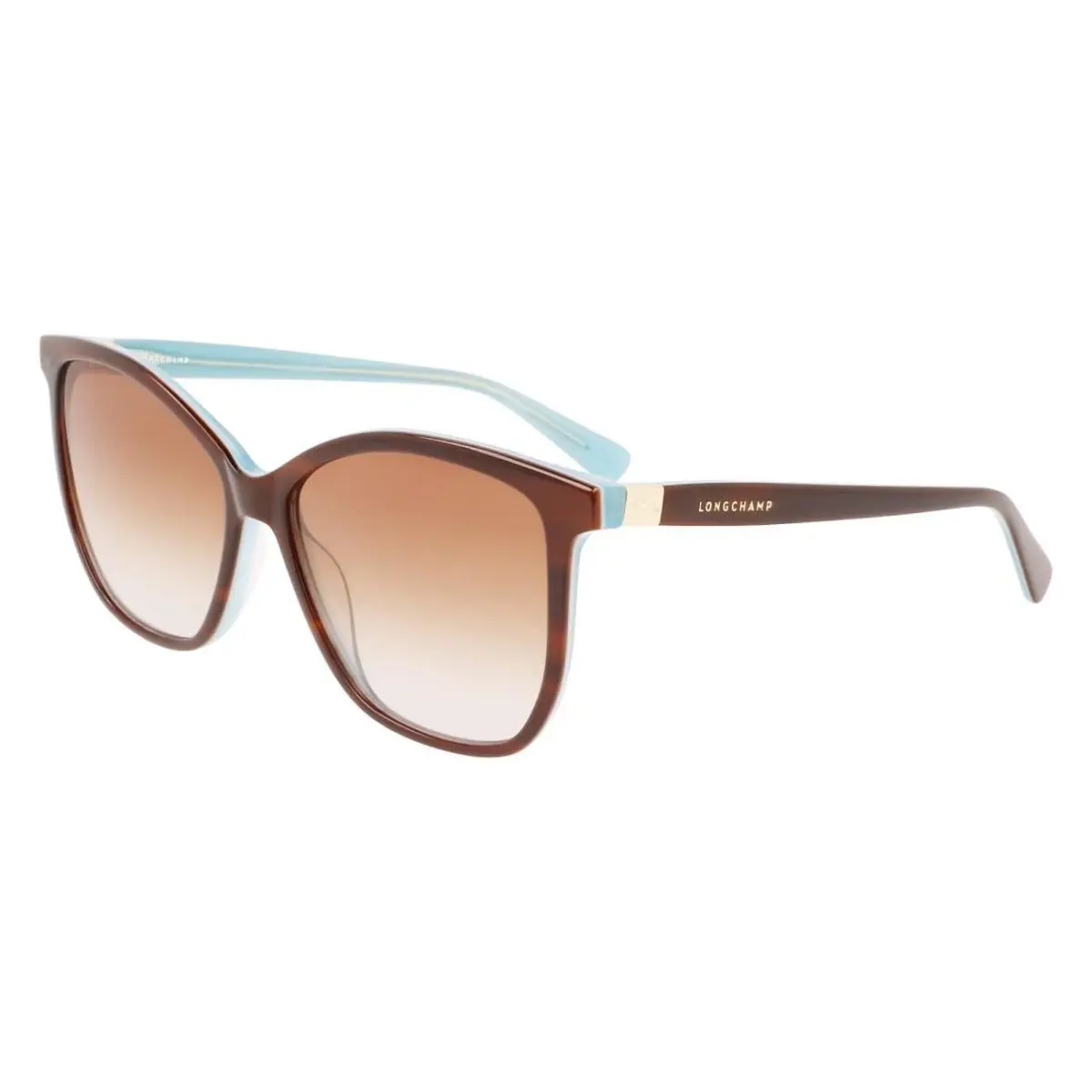 Women`s 57mm Azure Havana Sunglasses LO708S-220-57 by Longchamp