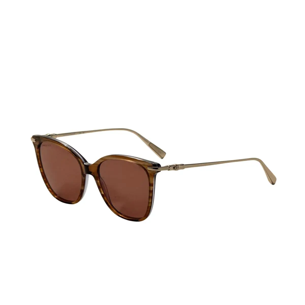 Women`s 55mm Striped Brown Sunglasses LO757S-211 by Longchamp