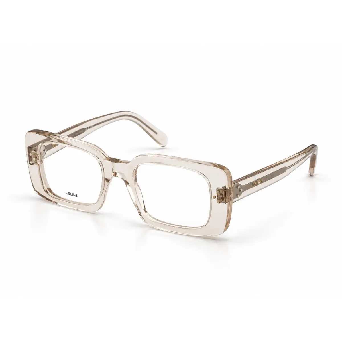 CL50163I 045 Women`s Eyeglasses Transparent Beige Acetate Authenitc by Celine
