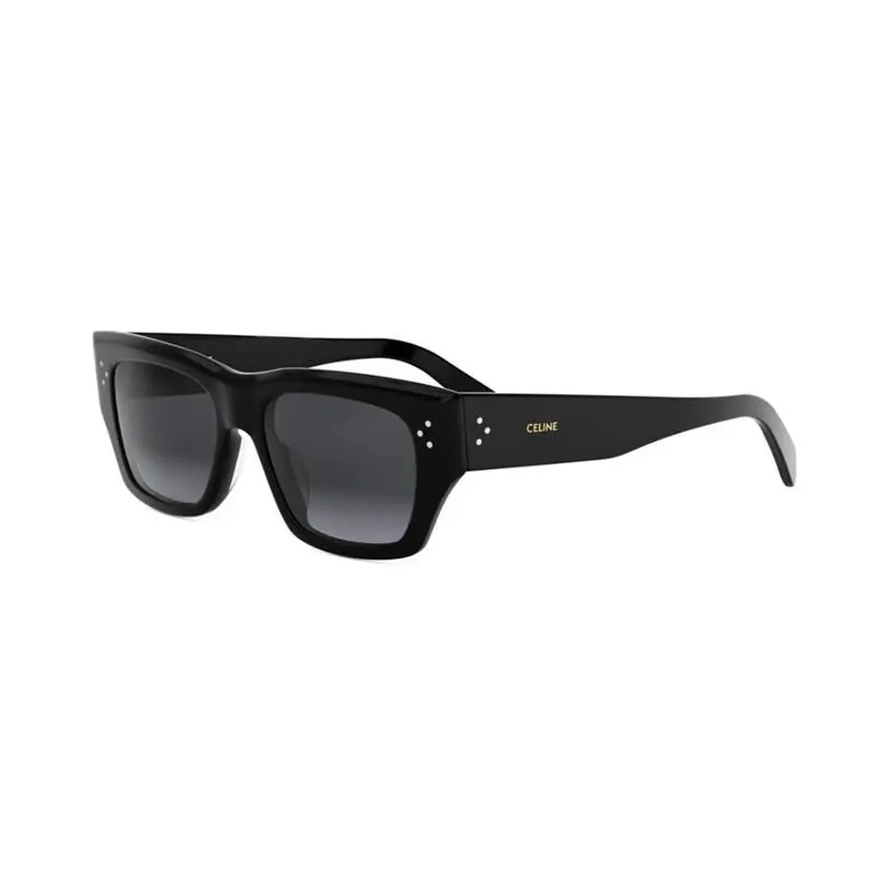 Cl40297u  3 Dots Hd Sunglasses Sun Glasses 01B 53mm Unisex Black by Celine