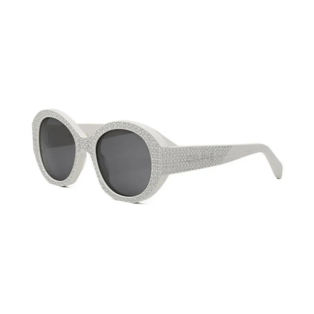 Daring 3 Dots Round Sunglasses 53mm  by Celine